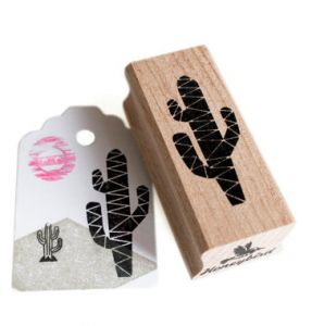 Stempel cactus (met zig zag lijntjes) Miss Honeybird 1