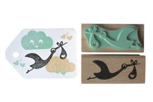 Ooievaar stempel, Miss Honeybird 2