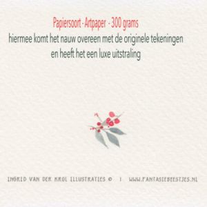 Dubbele kaart Woorden schieten tekort, Ingrid van der Krol 3