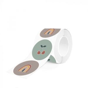 Sticker kers regenboog, HOP 1