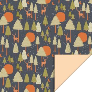Cadeaupapier Holy Night blue (HOP) 3