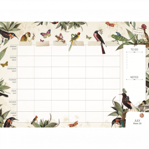 A4 Familieplanner 2026 Pimpelmees (olijf) 2