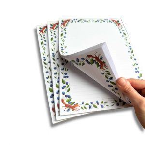 A4 notitieblok bessendroom, Esther Bennink 3
