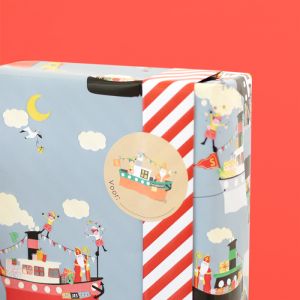 Cadeaupapier Sint pakjesboot (HOP) 2