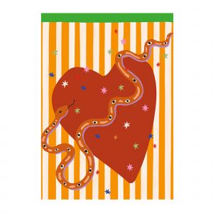 Kaart hart met slang, ATLITW 1