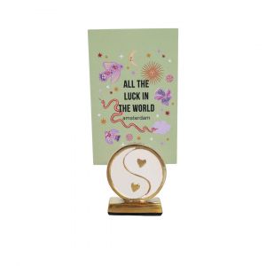 Kaarthouder Messing Yinyang Wit, ATLITW 2