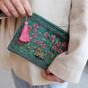 Tasje / etui kat bloemen, ATLITW 1