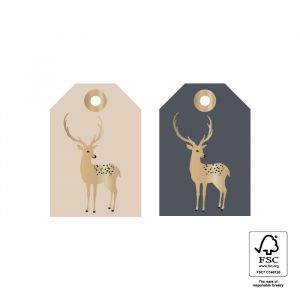 Set cadeaukaartjes rendier 1