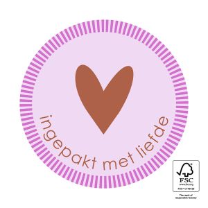 Stickers ingepakt met liefde (HOP) 2