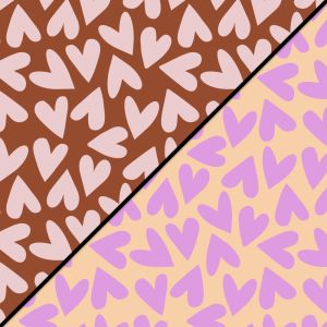 Duo set vloeipapier hart op rol (HOP) 2