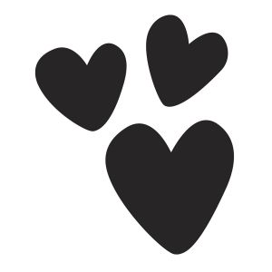 Ministempel 3 hartjes, Miss Honeybird 2