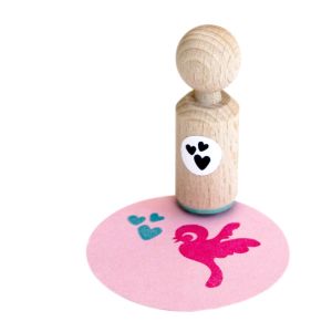 Ministempel 3 hartjes, Miss Honeybird 5