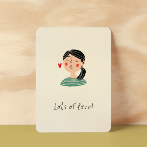 Kaart lots of love, Illu-ster 1