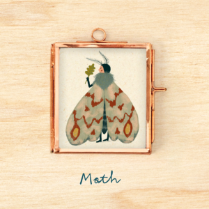 Mini schilderijtje motdame, Illu-ster