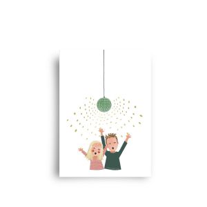 Kaart disco for two, Studiozwaanstraat 1
