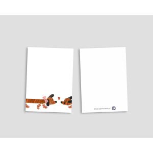 Kaart hondenliefde teckel, Studiozwaanstraat 2