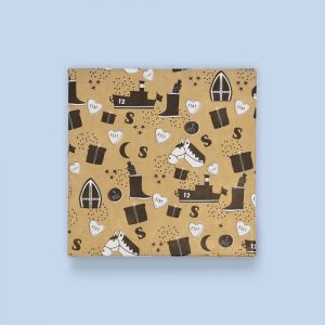 Cadeaupapier kraft Sint (HOP) 2