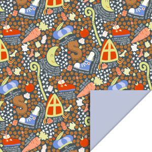 Cadeaupapier Sinterklaas pepernoot (HOP) 2