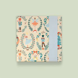 Cadeaupapier kransjes kerst (HOP)