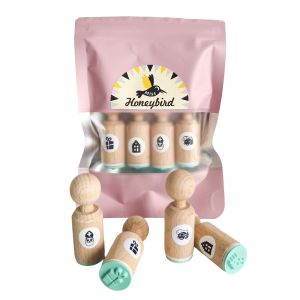 Mini stempel Sinterklaas setje, Miss Honeybird