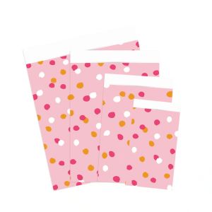 Cadeauzakje confetti groot
