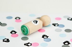 Mini stempel pinguïn, Miss Honeybird 4