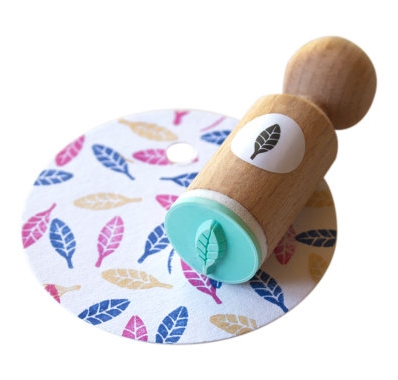 Mini stempel blaadje, Miss Honeybird