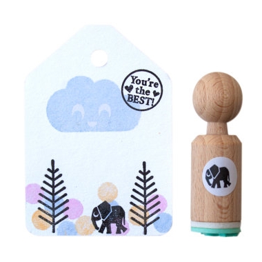 Mini stempel olifant, Miss Honeybird
