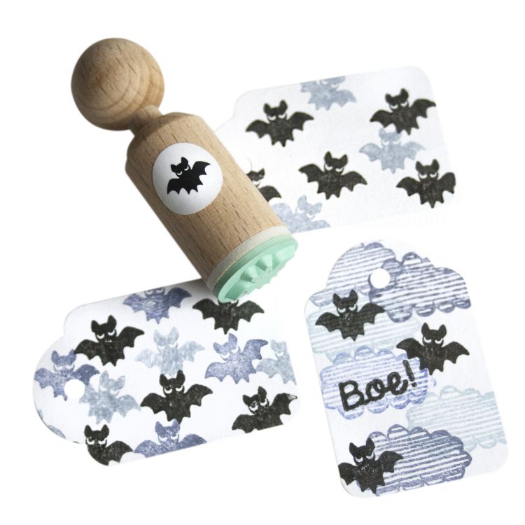 Mini stempel vleermuis batman, Miss Honeybird