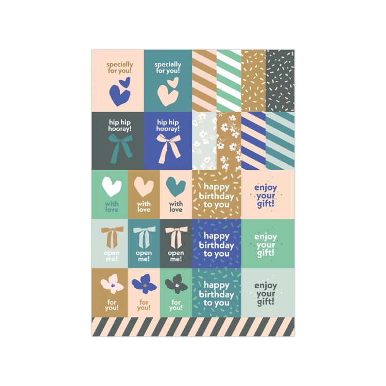 Stickervel party cool A5 (CWH)