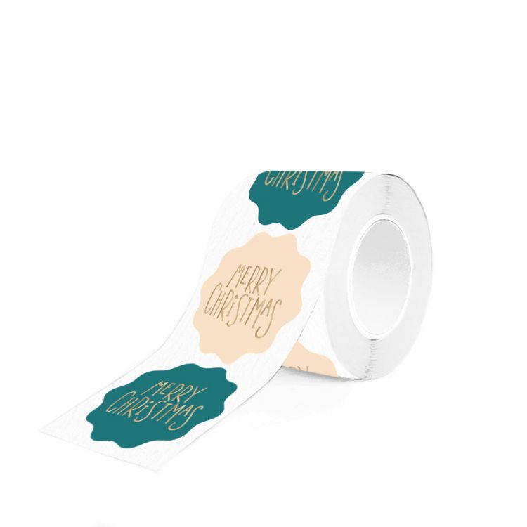 Duosticker Merry Christmas vorm (HOP)