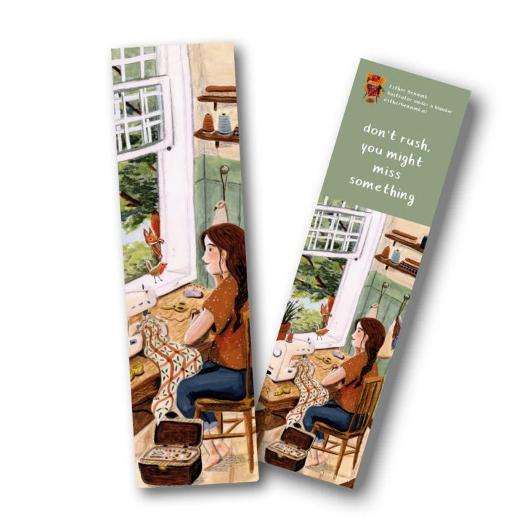 Boekenlegger don't rush, Esther Bennink