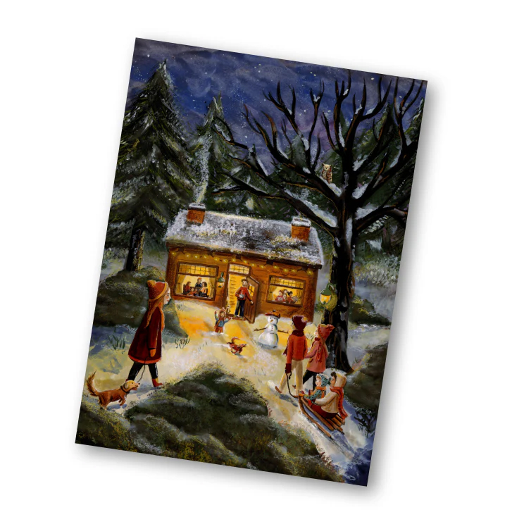 Kaart winterfeest, Esther Bennink