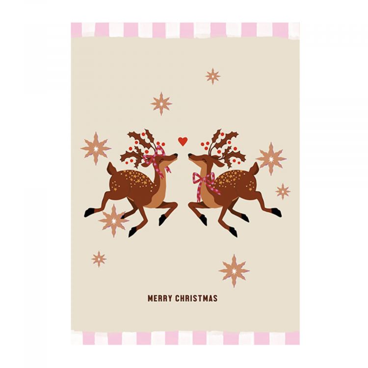 Kerstkaart hertjes, ATLITW