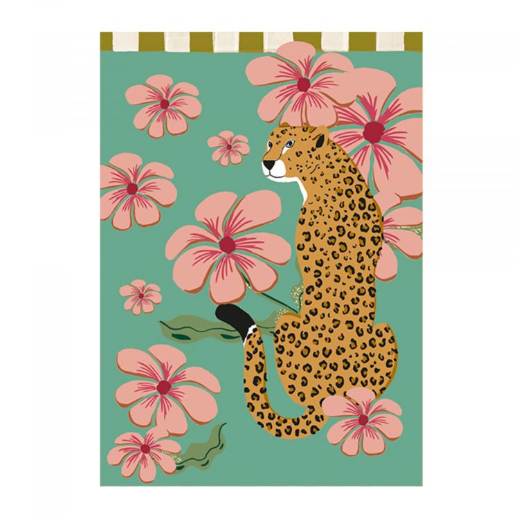 Kaart luipaard bloem, ATLITW