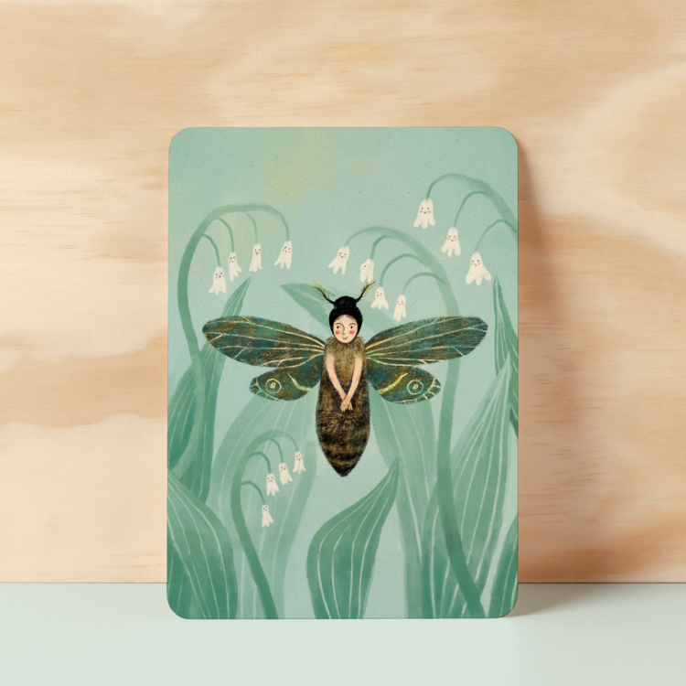 Kaart moth lady, Illu-ster