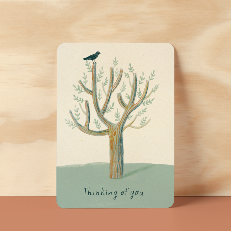 Kaart thinking of you, Illu-ster