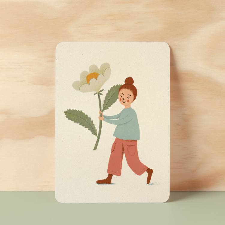 Kaart Cheer up flower, Ill-ster