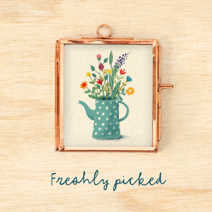 Mini schilderijtje bloemen, Illu-ster