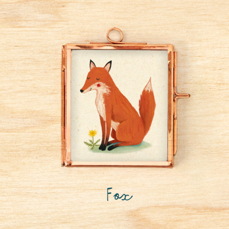 Mini schilderijtje vosje, Illu-ster