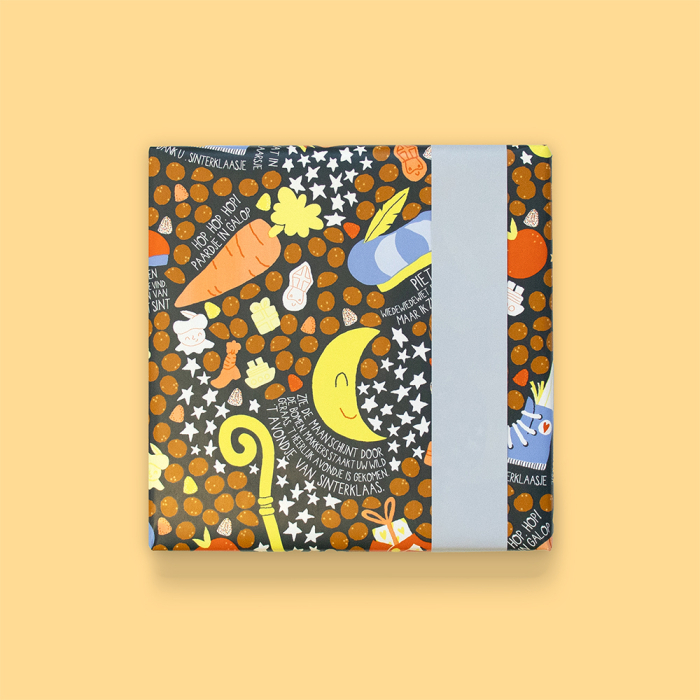 Cadeaupapier Sinterklaas pepernoot (HOP)