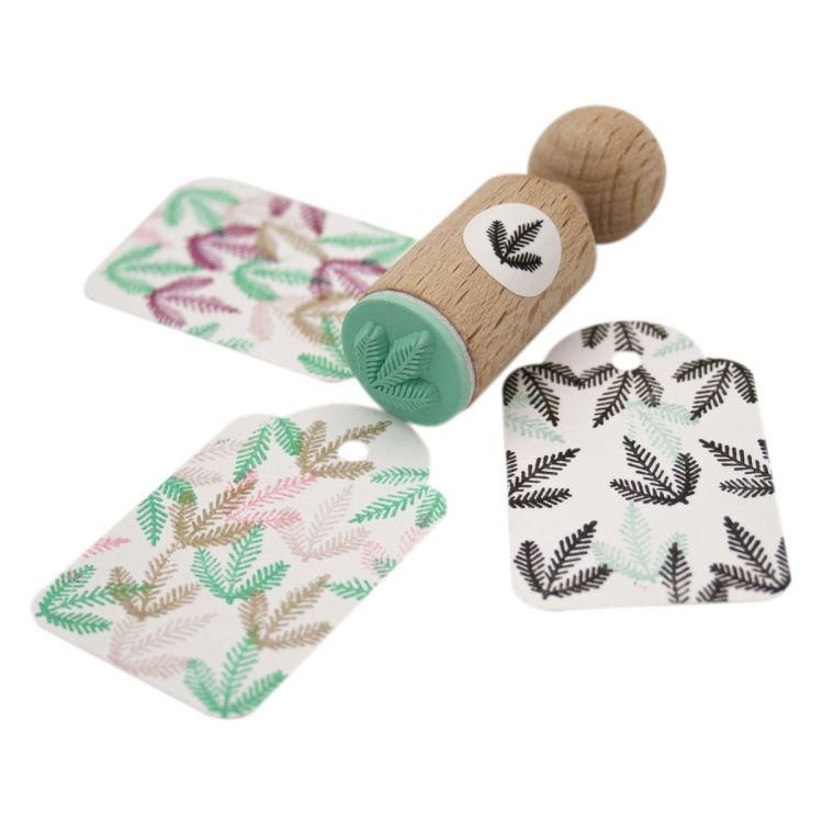Mini Stempel dennenboom takje, Miss Honeybird